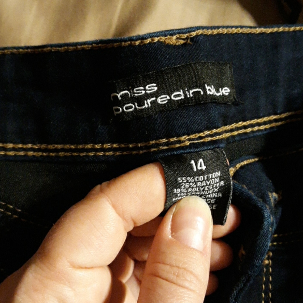 High rise skinny jeans